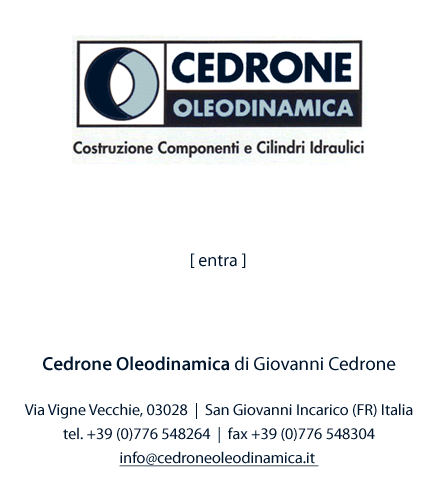 Cedrone Oleodinamica